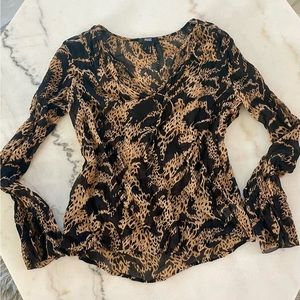 Paige Jojie Print Silk Blouse
